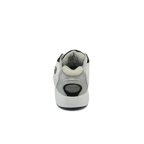 Answer2 554-3 White/Navy - Men's Athletic Walking Shoes with Laces