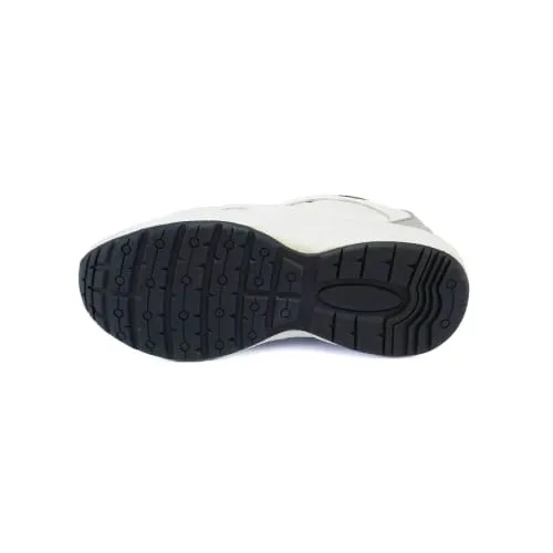 Answer2 554-3 White/Navy - Men's Athletic Walking Shoes with Laces