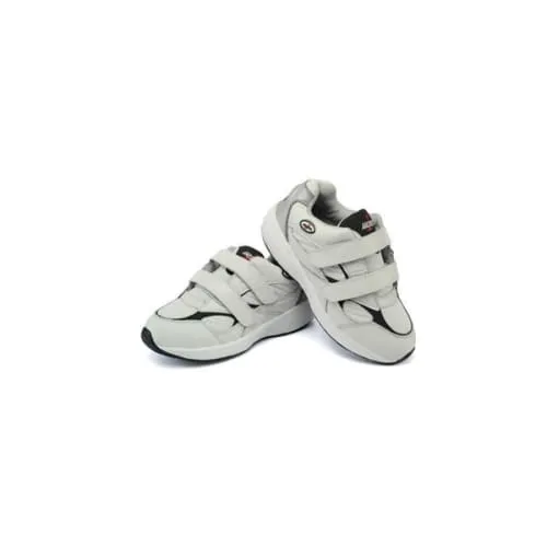 Answer2 554-3V White/Navy - Men's Athletic Walking Shoes with Staps