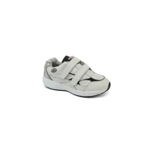 Answer2 554-3V White/Navy - Men's Athletic Walking Shoes with Staps