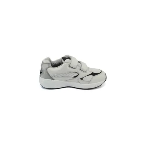 Answer2 554-3V White/Navy - Men's Athletic Walking Shoes with Staps