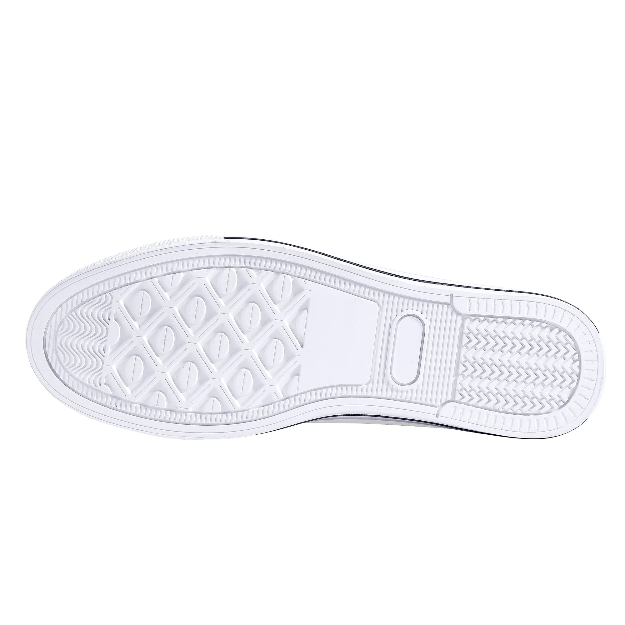 D24 Rubber Outsoles Low-Top Canvas Shoes - White