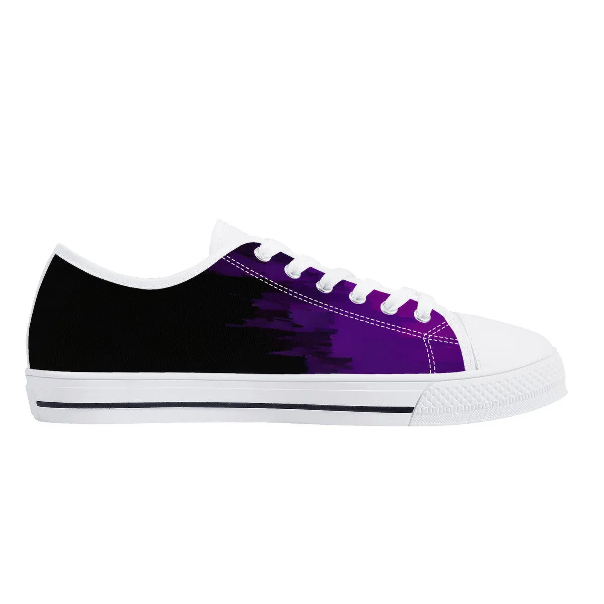 D24 Rubber Outsoles Low-Top Canvas Shoes - White