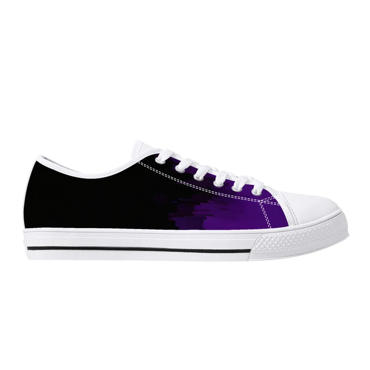 D24 Rubber Outsoles Low-Top Canvas Shoes - White