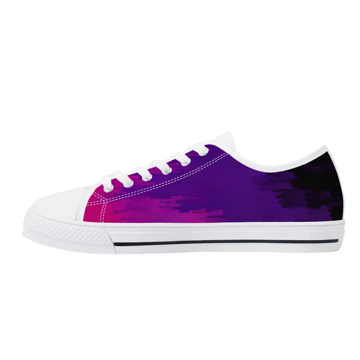 D24 Rubber Outsoles Low-Top Canvas Shoes - White