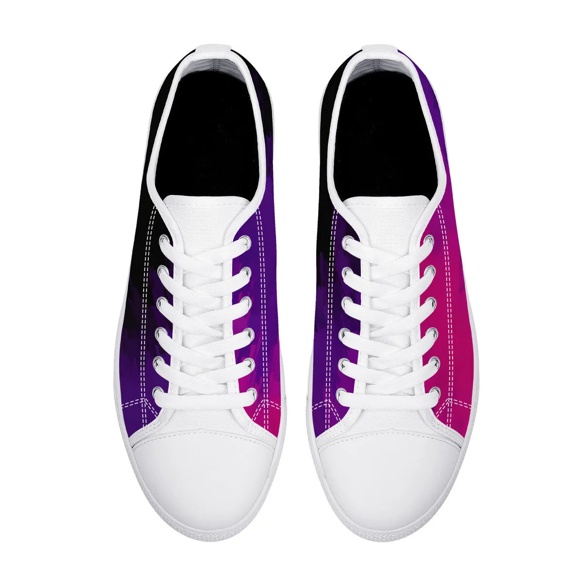 D24 Rubber Outsoles Low-Top Canvas Shoes - White