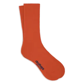 Everyday Organic Cotton Sock - Bright Orange