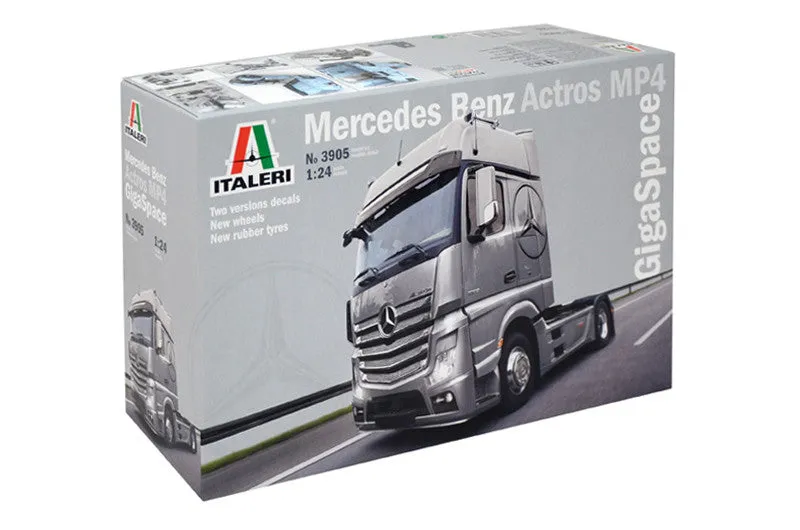 Italeri Model Cars 1/24 Mercedes Benz Actros MP4 GigaSpace Kit