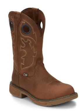 Justin Men's Rush 11 Inch WP Sorrel