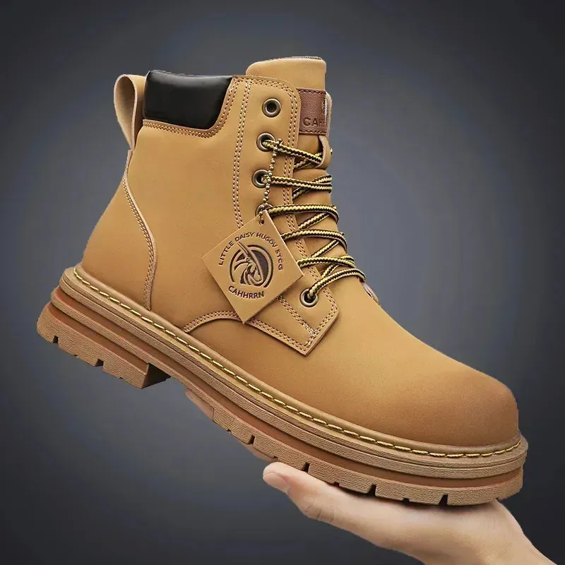 Men High Top Military Boots