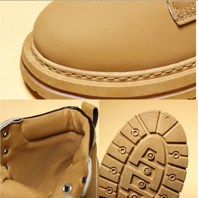 Men High Top Military Boots