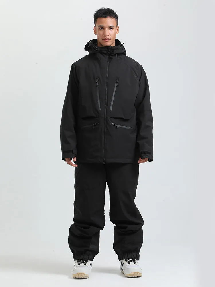 Men's Gsou Snow Durable Mountain Pro All Function Cargo Snow Suit