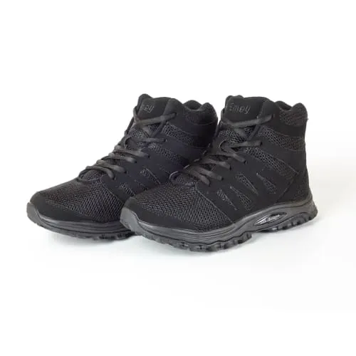 Mt. Emey 9315 Black - Women's Mesh Walking 5" Boots Black Lace