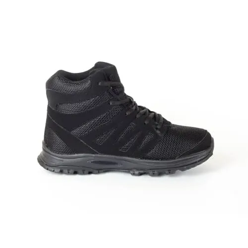 Mt. Emey 9315 Black - Women's Mesh Walking 5" Boots Black Lace