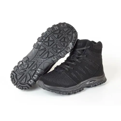 Mt. Emey 9315 Black - Women's Mesh Walking 5" Boots Black Lace