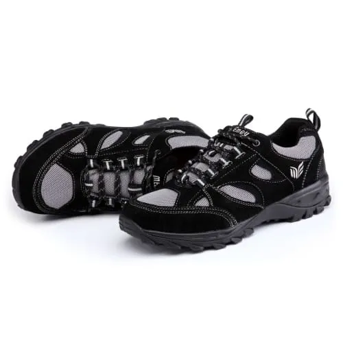 Mt. Emey 9708-1L Black - Men's Extreme-Light Athletic Walking Shoes