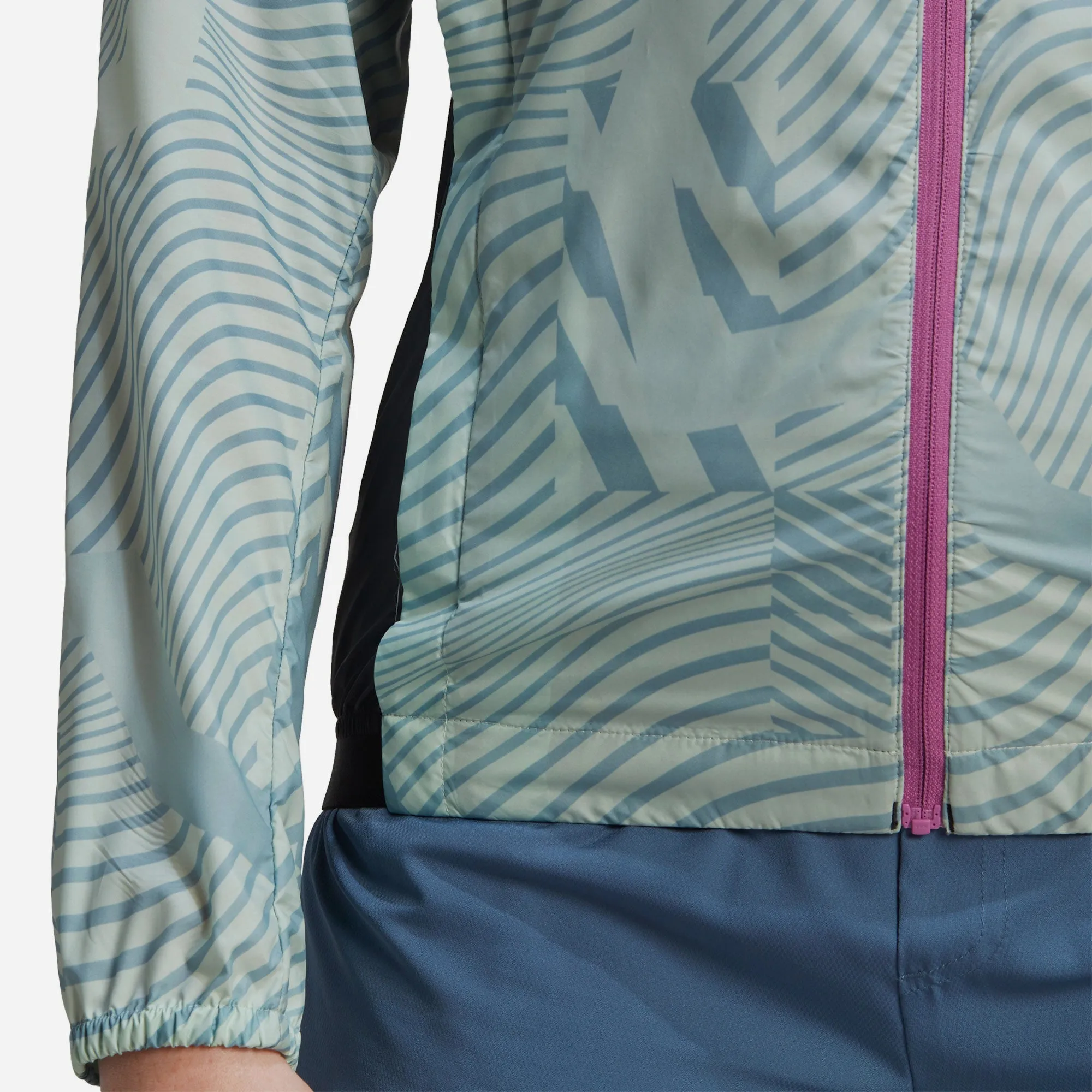 Áo Khoác Nữ Adidas Terrex Trail Running Printed - Xanh Mint