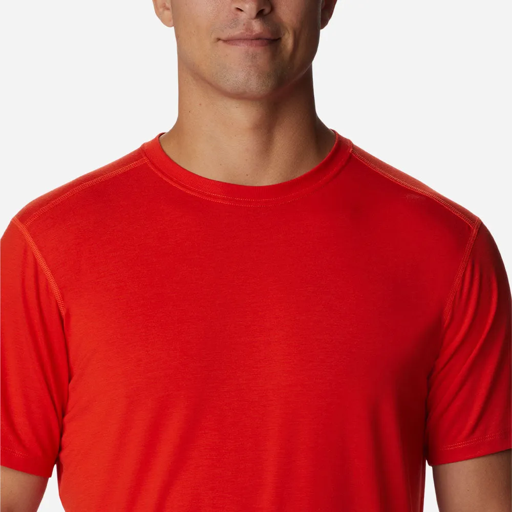 Áo Thun Ngắn Tay Nam Columbia Endless Trail™ Running Tech - Đỏ
