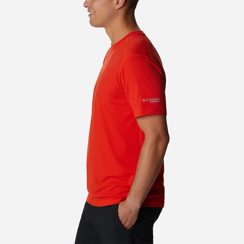 Áo Thun Ngắn Tay Nam Columbia Endless Trail™ Running Tech - Đỏ