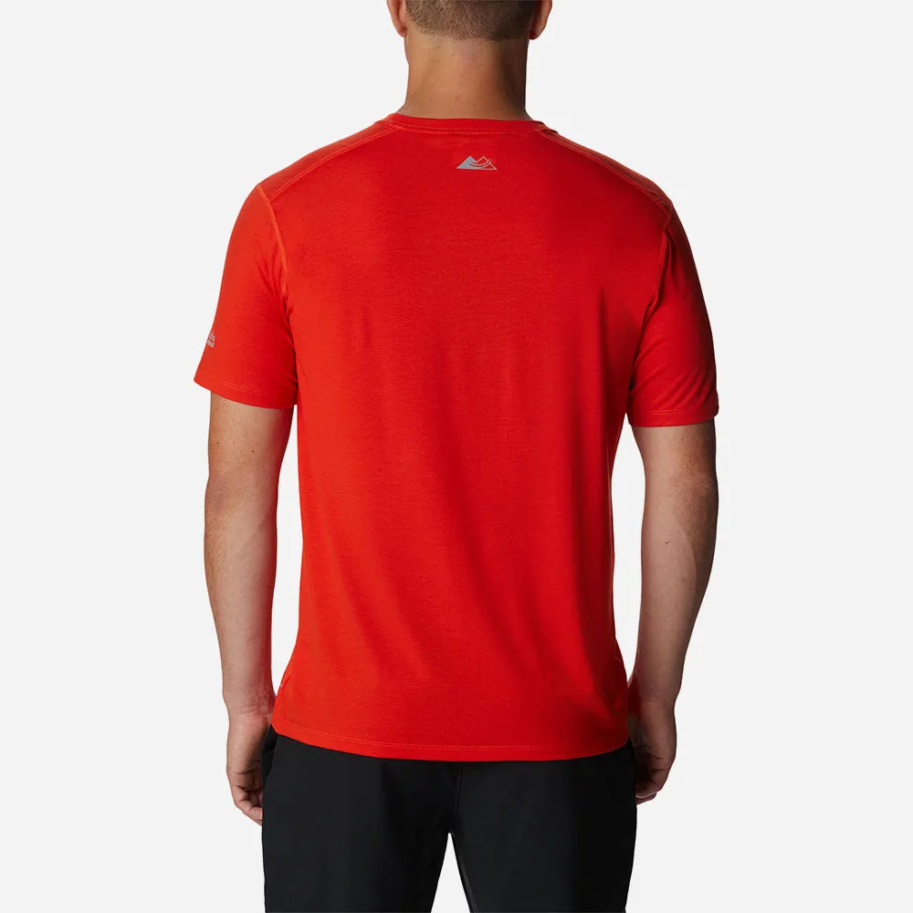 Áo Thun Ngắn Tay Nam Columbia Endless Trail™ Running Tech - Đỏ