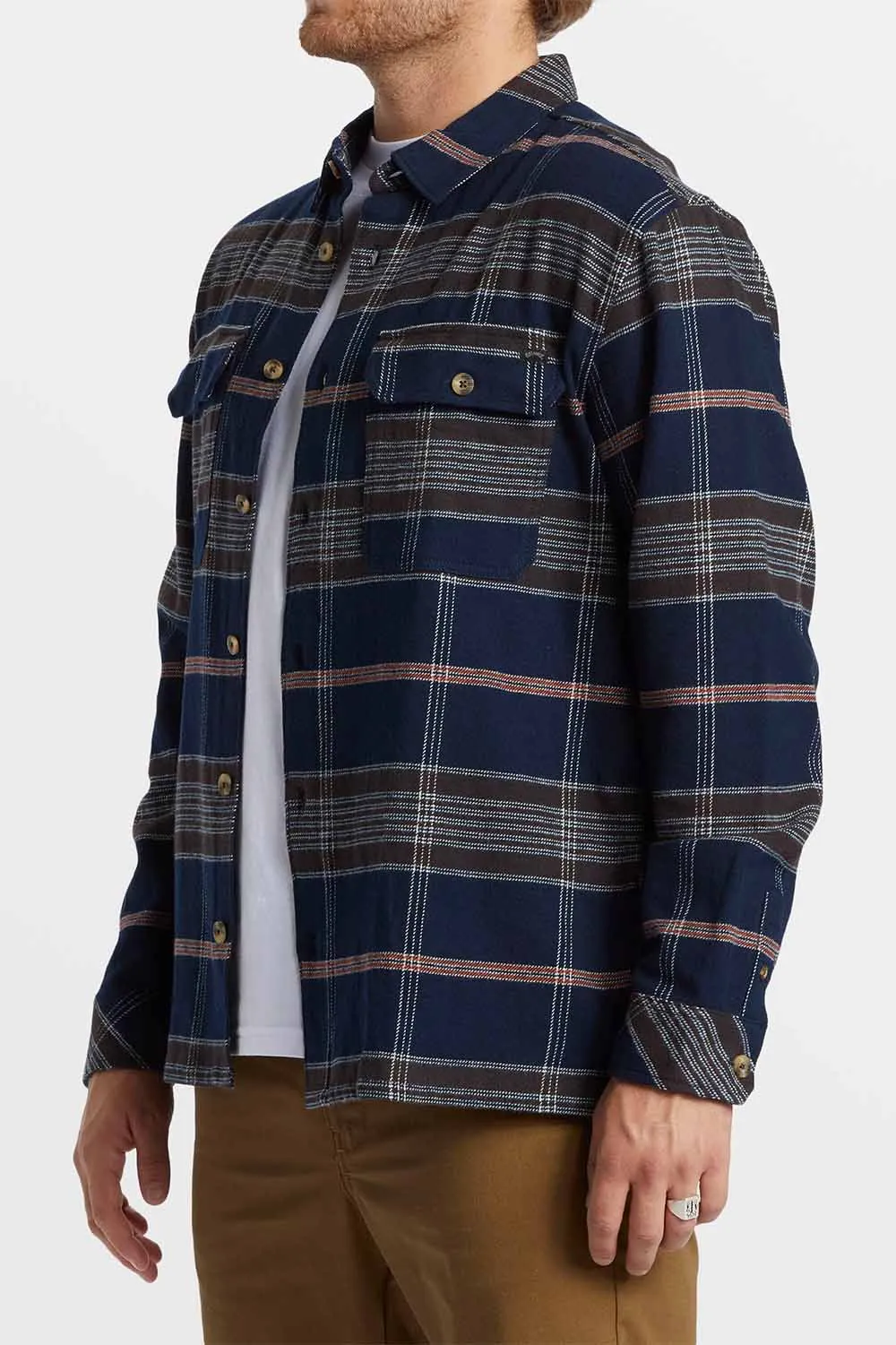 OFFSHORE FLANNEL Navy