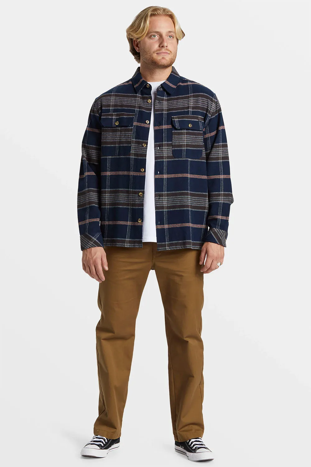 OFFSHORE FLANNEL Navy