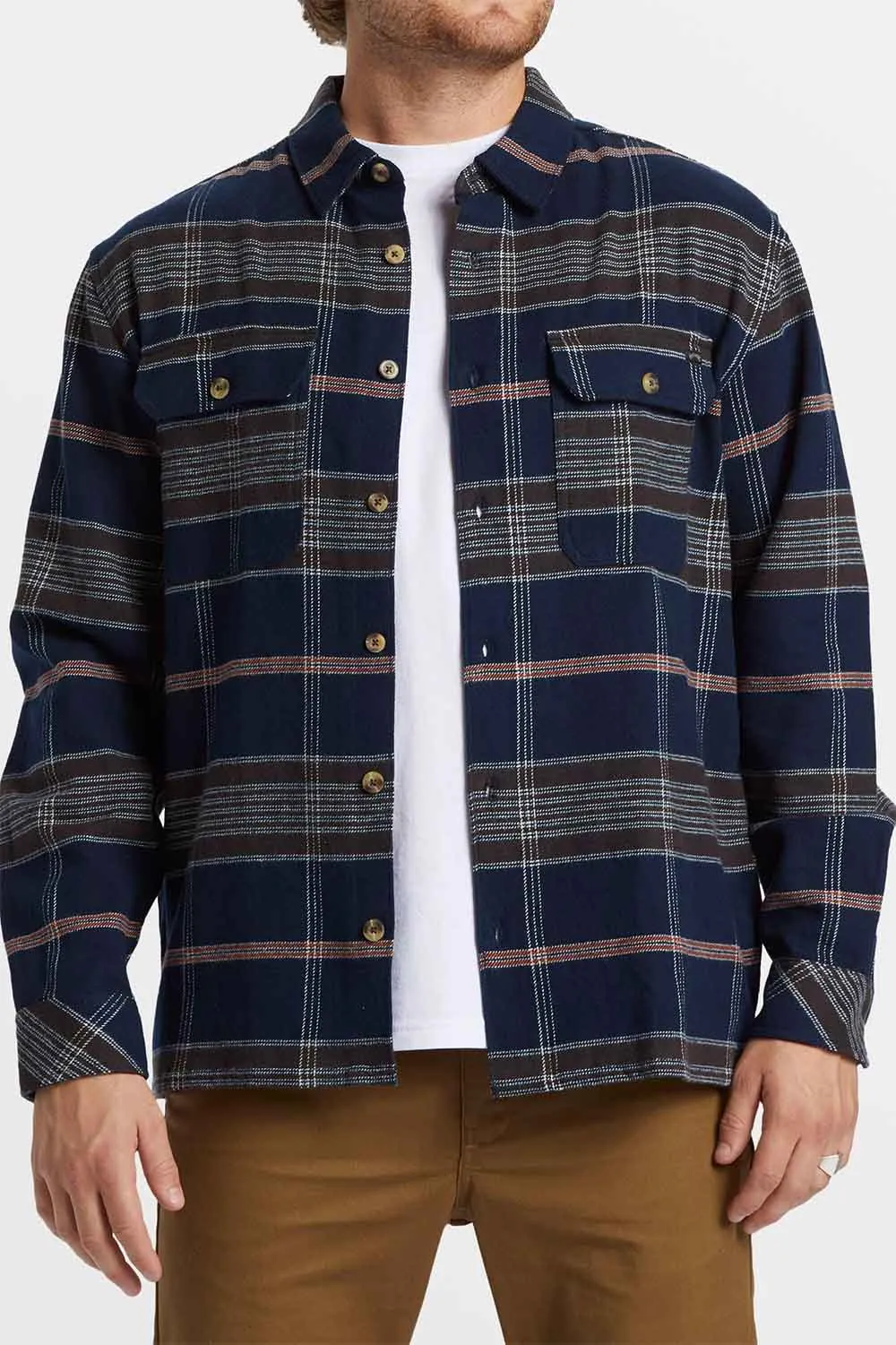OFFSHORE FLANNEL Navy