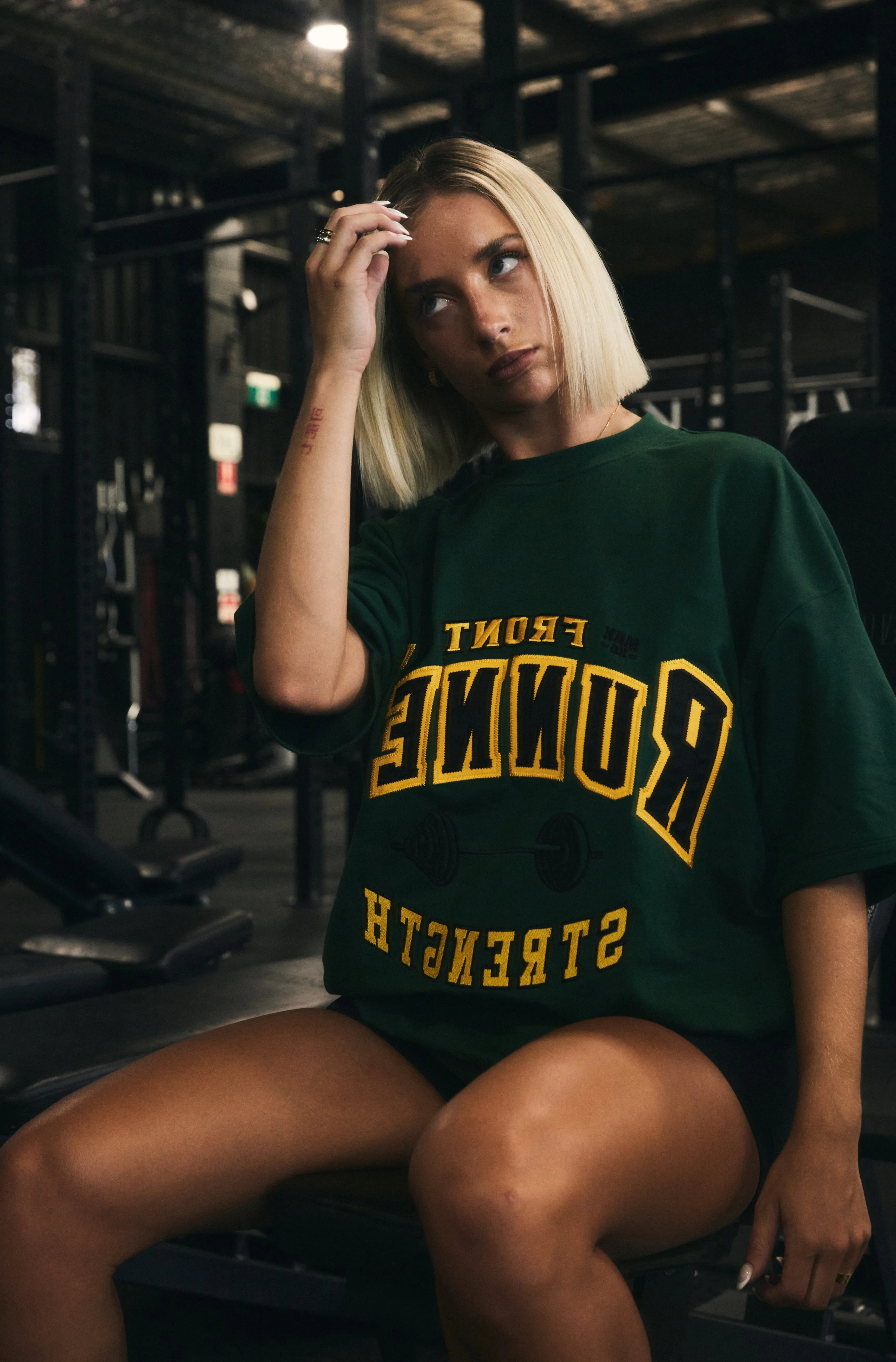 Strength Tee - College Green