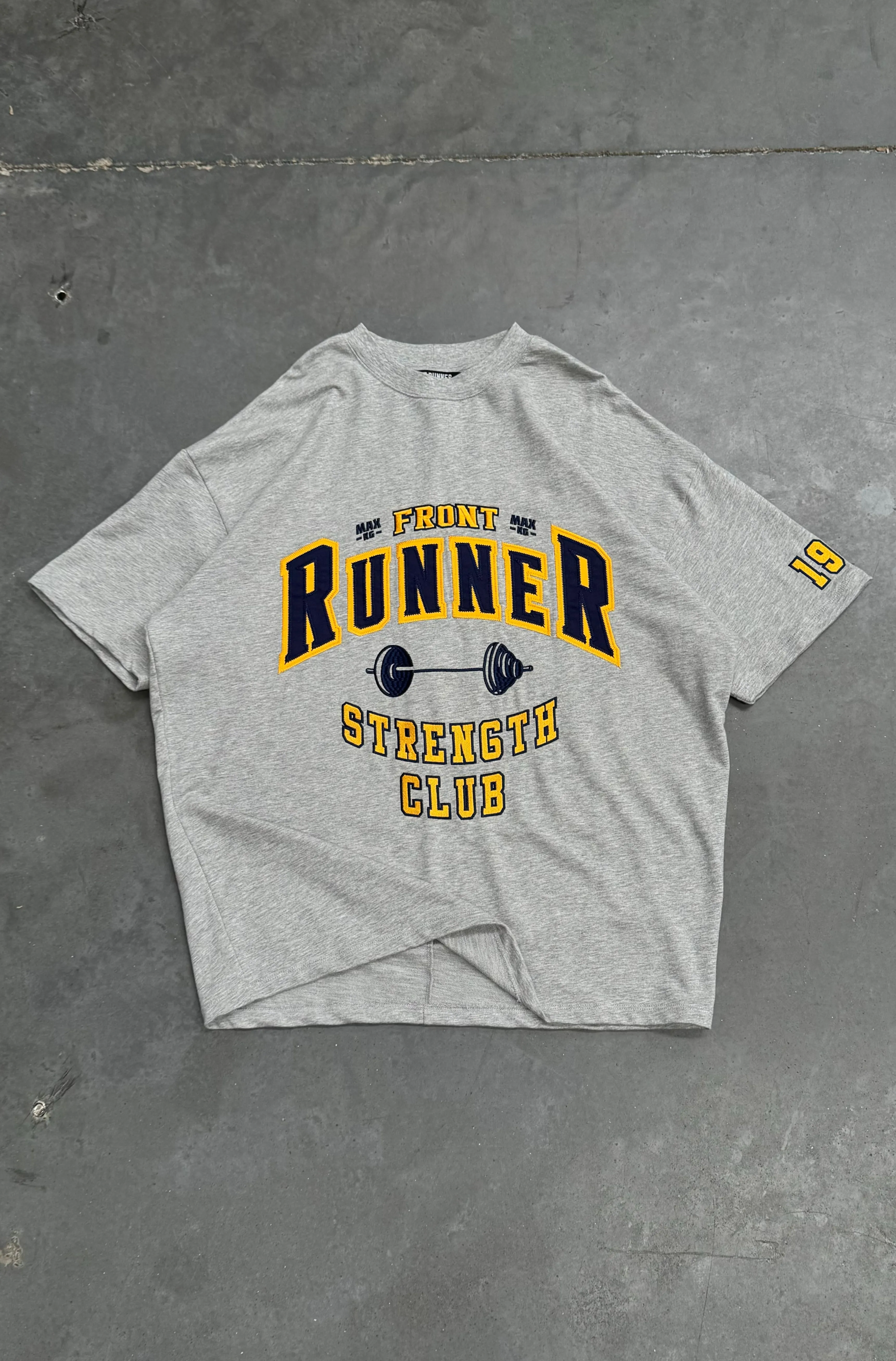 Strength Tee - Grey Marle