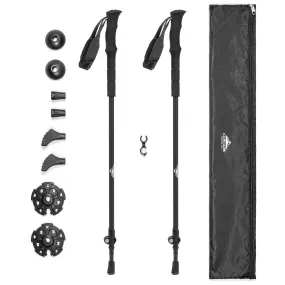 Ultralight Carbon Fiber Quick Lock 2-Section Trekking Poles