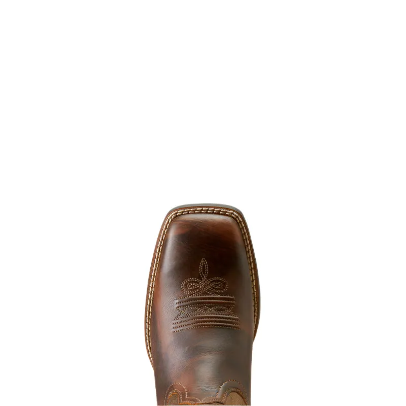 Women's Ariat Round Up Wide Square Toe Western Boot 10016317