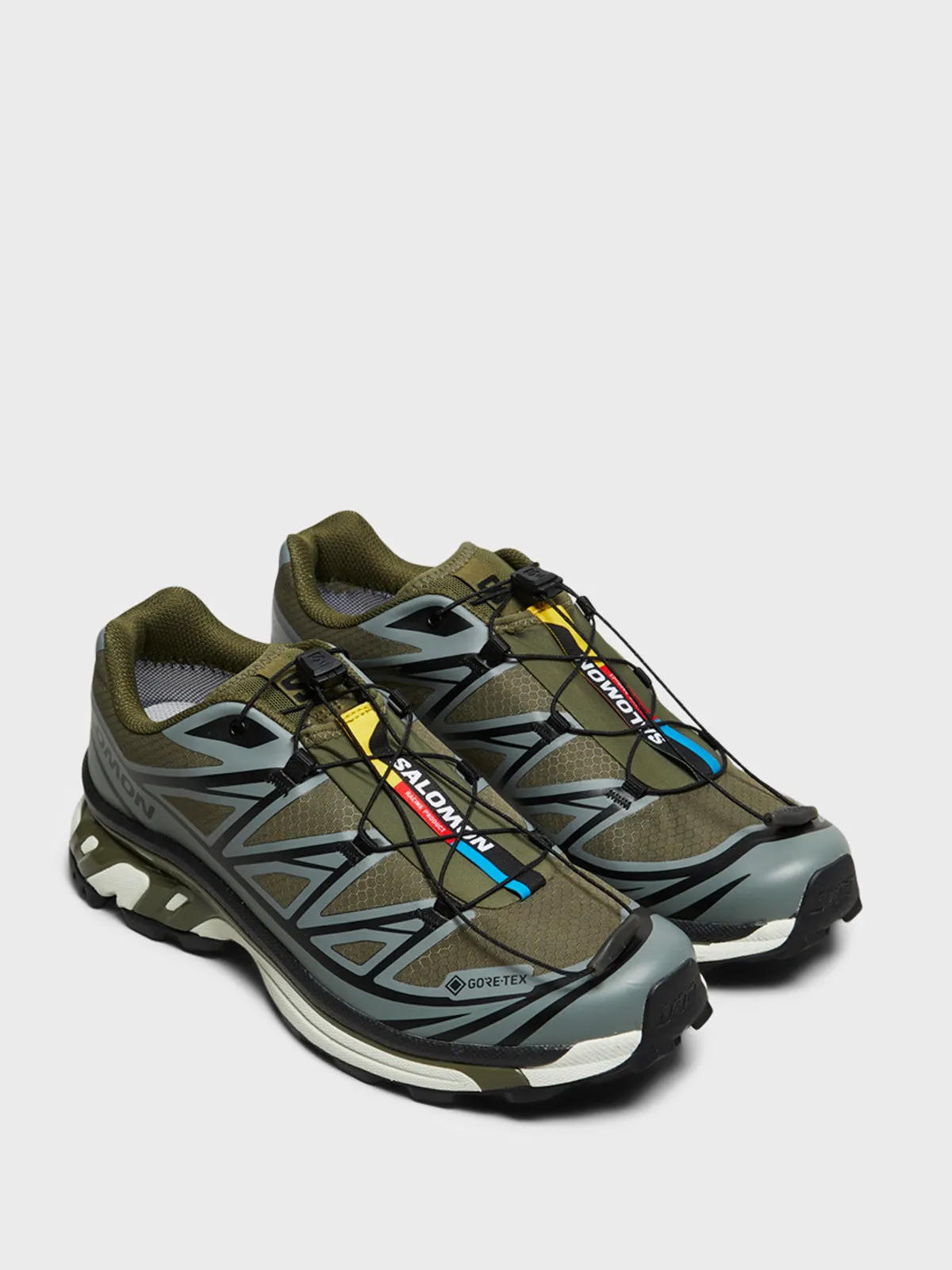 XT-6 GTX Sneakers in Olive Night, Sedona Sage and Black