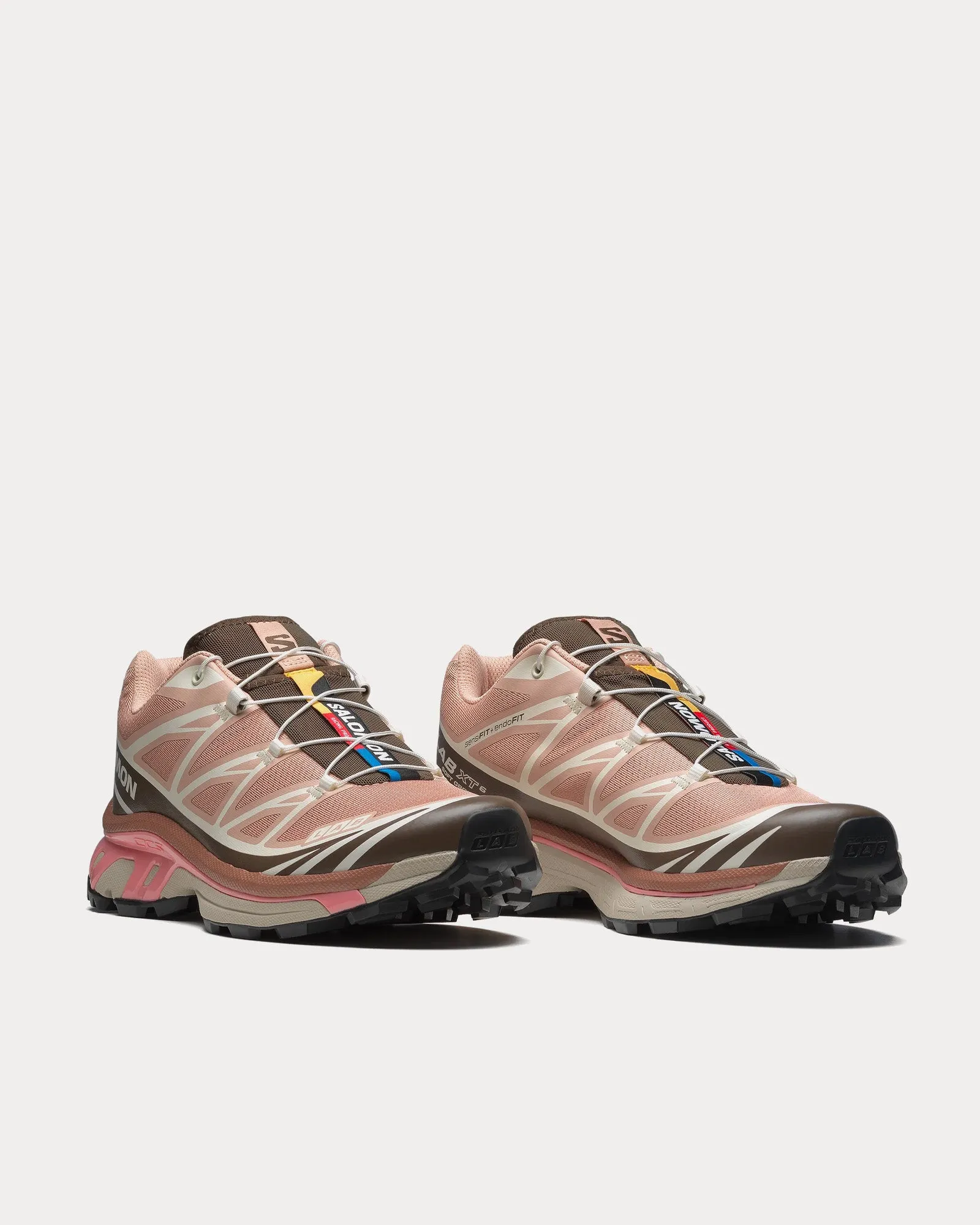 XT-6 Mahogany Rose / Earth Brown / Flamingo Pink Low Top Sneakers