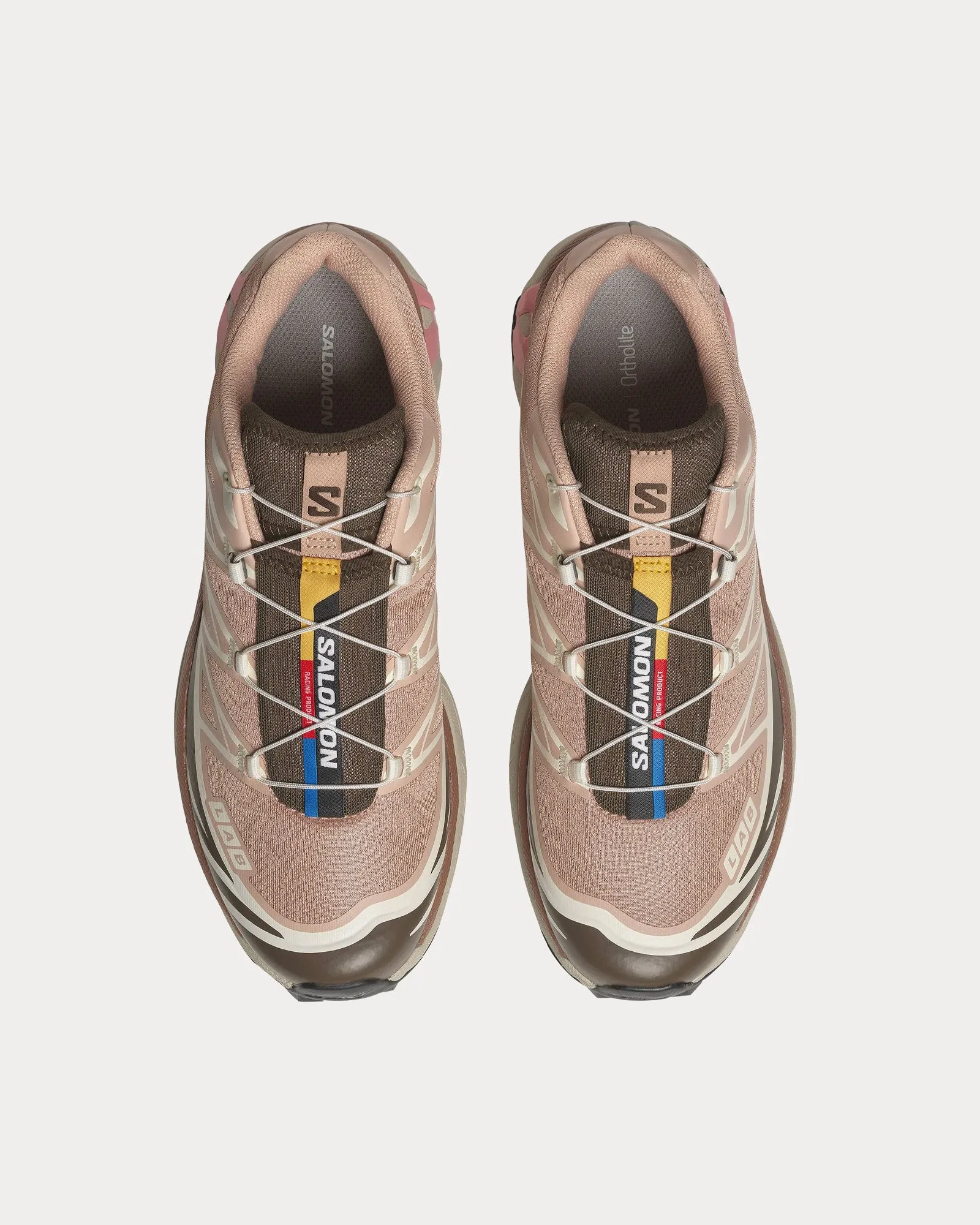 XT-6 Mahogany Rose / Earth Brown / Flamingo Pink Low Top Sneakers