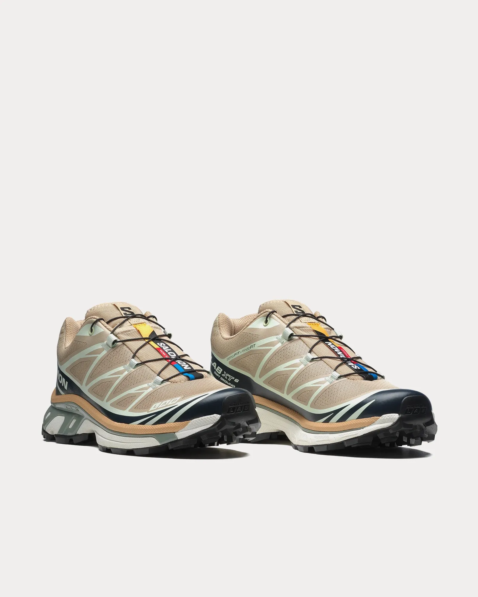 XT-6 Oxford Tan / Carbon / Clearly Aqua Low Top Sneakers